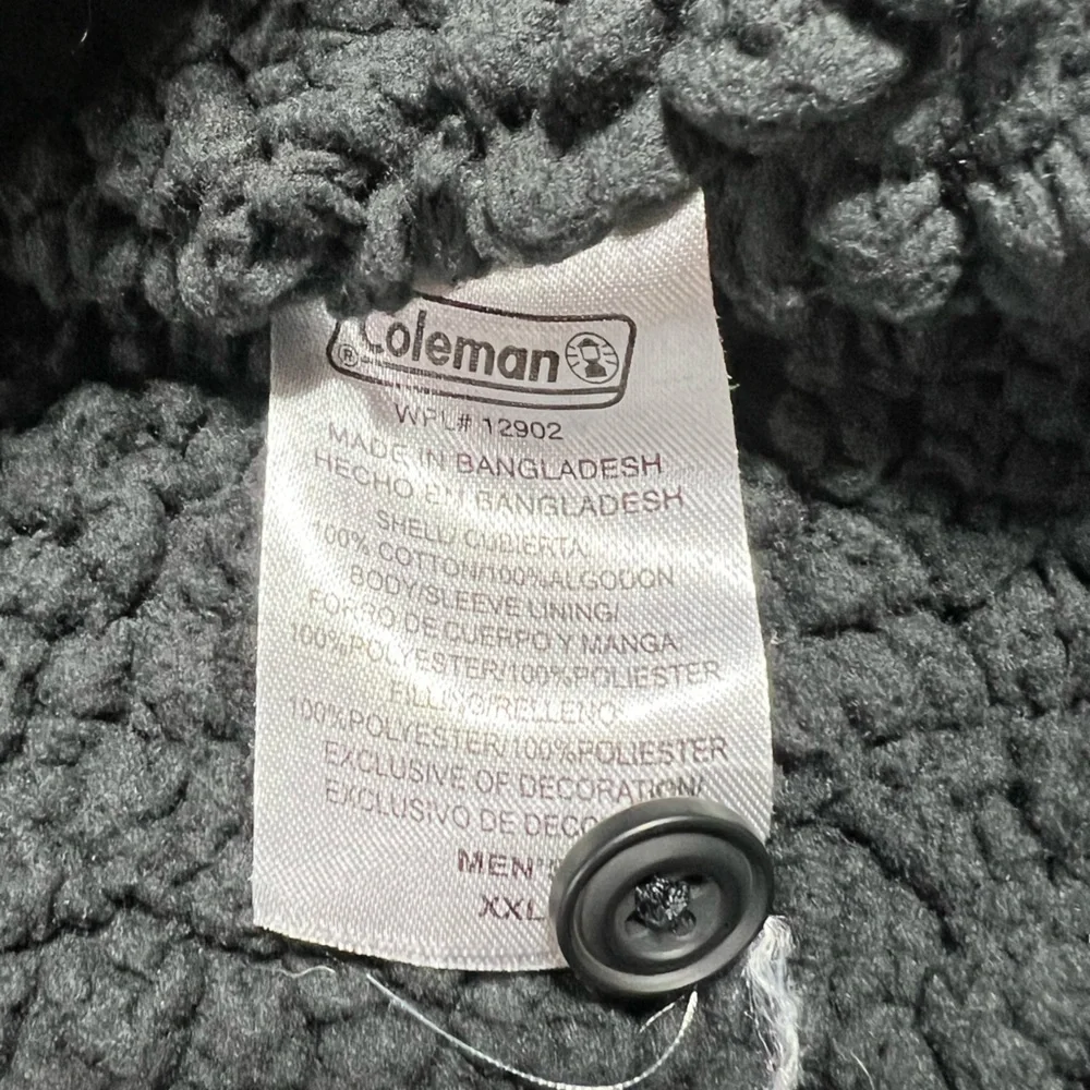 Coleman Flannel green flannel long sleeve shirt. Size XXL